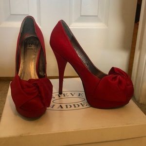 Red Stiletto Pumps